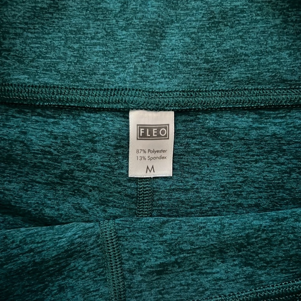 Fleo Teal Athletic Shorts - Picture 3 of 4